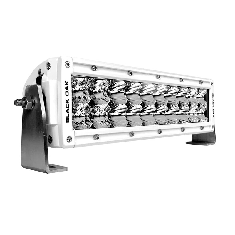 Black Oak Pro Series Double Row Combo 10 Light Bar – White – 10CM-D5OS