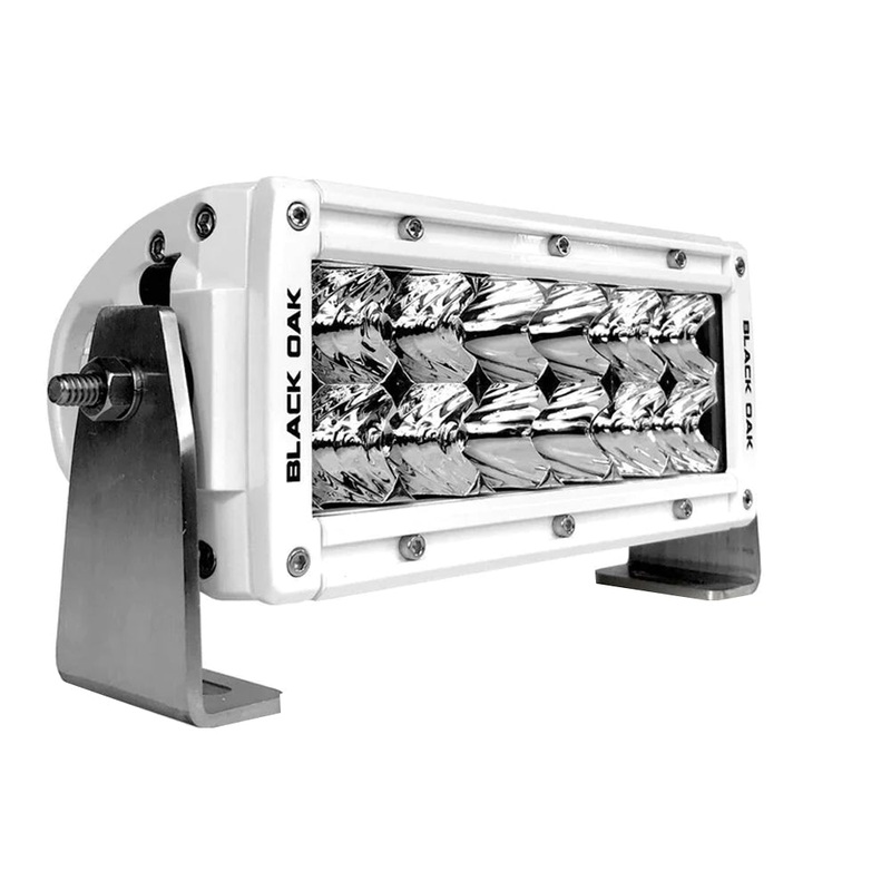 Black Oak Pro Series Double Row Combo 6 Light Bar – White – 6CM-D5OS
