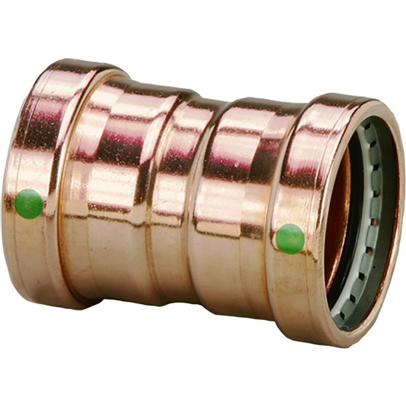 Viega ProPress XL 2-1/2 Copper Coupling with Stop Double Press Connection – Smart Connect Technology – 20728
