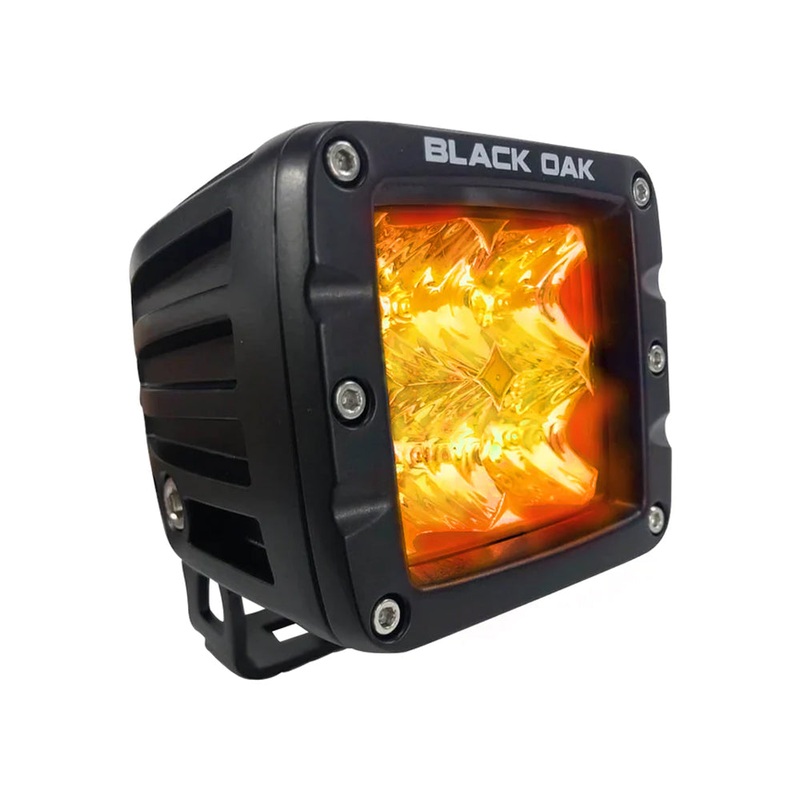 Black Oak Pro Series 2 Amber Flood Pod – Black – 2A-POD30S