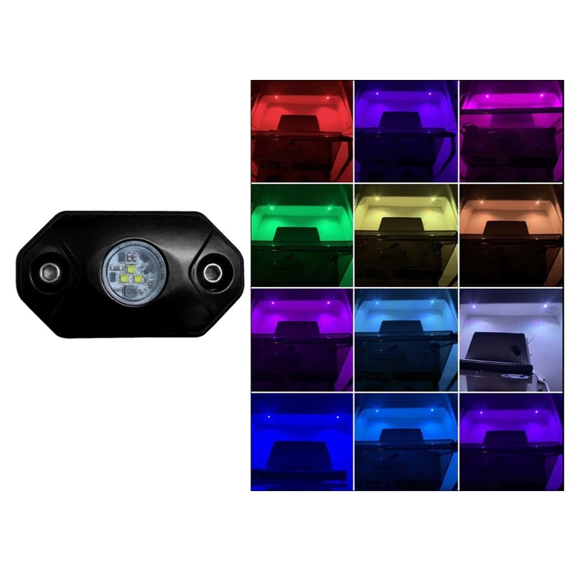 Black Oak Rock Accent Light – RGB – Black Housing – RL-RGB