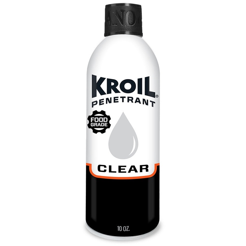 Kroil Clear Food Grade Penetrating Oil – Aerosol – 10oz Can
