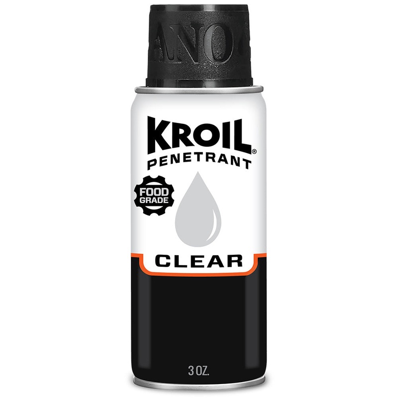 Kroil Clear Food Grade Penetrating Oil – Aerosol – 3oz Can