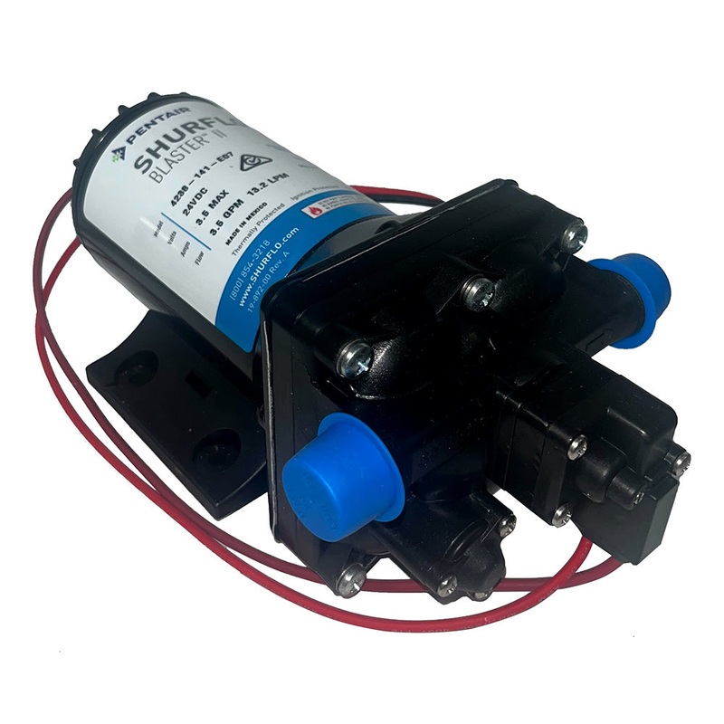 Shurflo by Pentair Blaster II Washdown Pump – 24 VDC – 3.5 GPM – 45 PSI