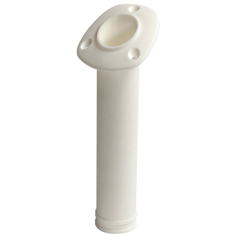 C.E. Smith Flush Mount 30 Nylon Rod Holder – White – 55120A