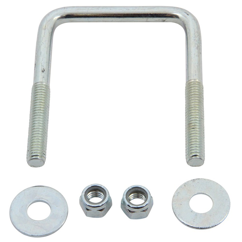 C.E. Smith Zinc U-Bolt 7/16-14 X 3-1/8 X 4 w/Washers & Nuts – Square – 15253A