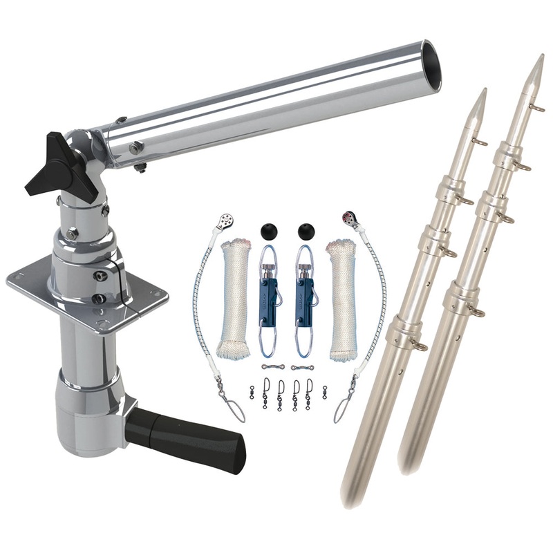 Rupp Revolution Top Gun Package w/18′ Poles & Complete Single Line Rigging Kit w/Klickers Release Clips – REV-TPGN-18T