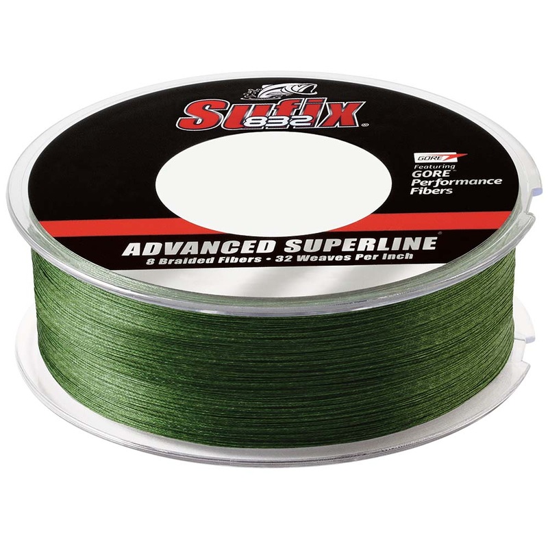 Sufix 832 Braid – 40lb – Low-Vis Green – 600 yds – 660-240G