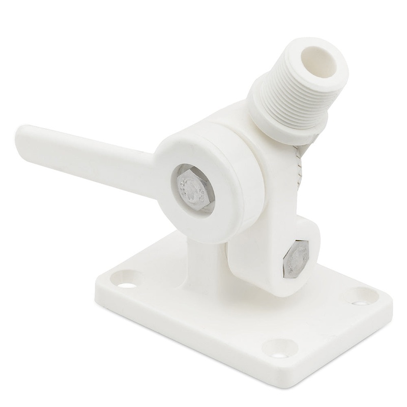 Whitecap Nylon Ratchet Mount – White – S-1805