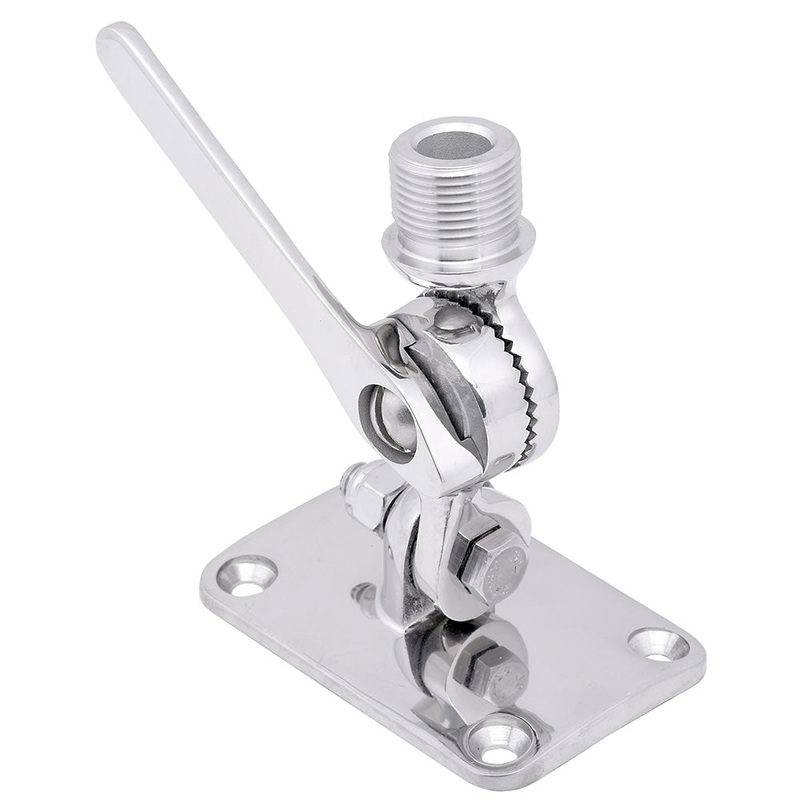 Whitecap Ratchet Antenna Mount – 316 Stainless Steel – S-1802C