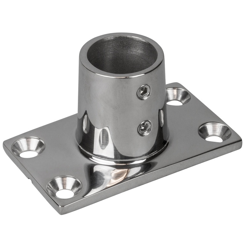 Sea-Dog Rail Base Fitting Rectangular Base 90 – 316 Stainless Steel – 1-11/16 x 3 – 7/8 O.D. – 281900-1