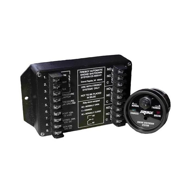 Xintex 8 Circuit Engine Shutdown with Time Delay – Round Display – ES-8015-01