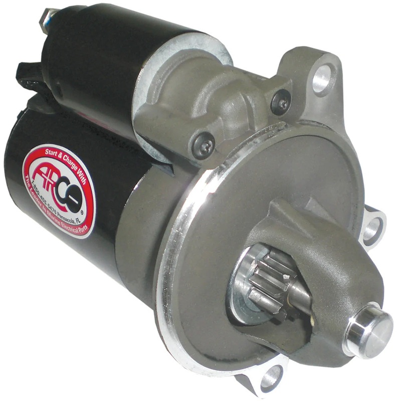 ARCO Marine High-Performance Inboard Starter w/Gear Reduction & Permanent Magnet – Clockwise Rotation (2.3 Fords) – 70216