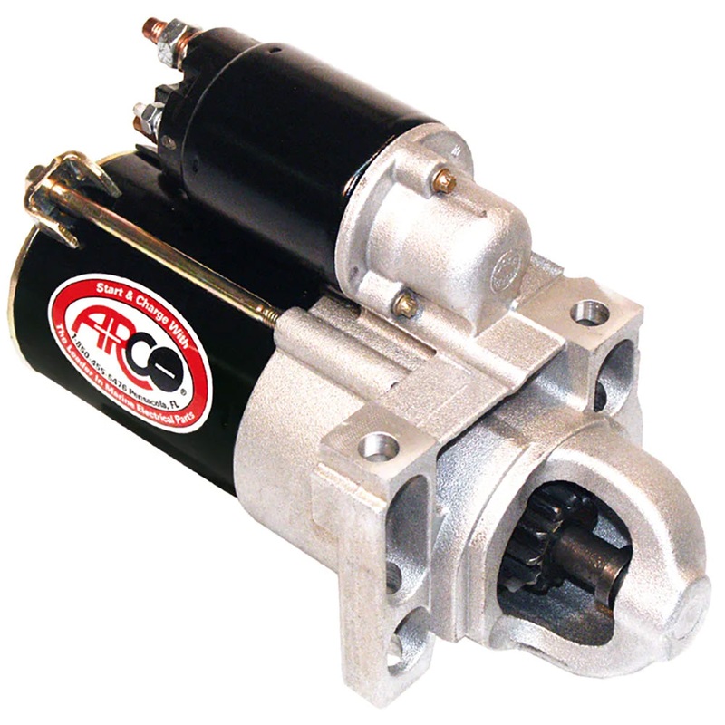 ARCO Marine Top Mount Inboard Starter w/Gear Reduction – Counter Clockwise Rotation – 30462