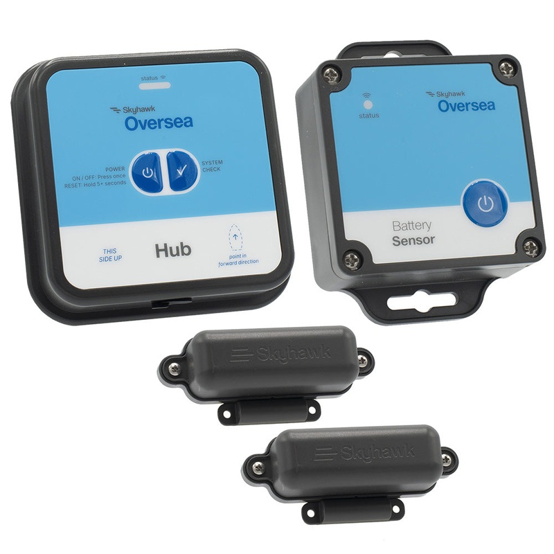 Skyhawk Oversea Pontoon Bundle Hub – 1 Oversea Hub, 1 Battery Sensor & 2 Entry Sensors – OSKITPONTOON1