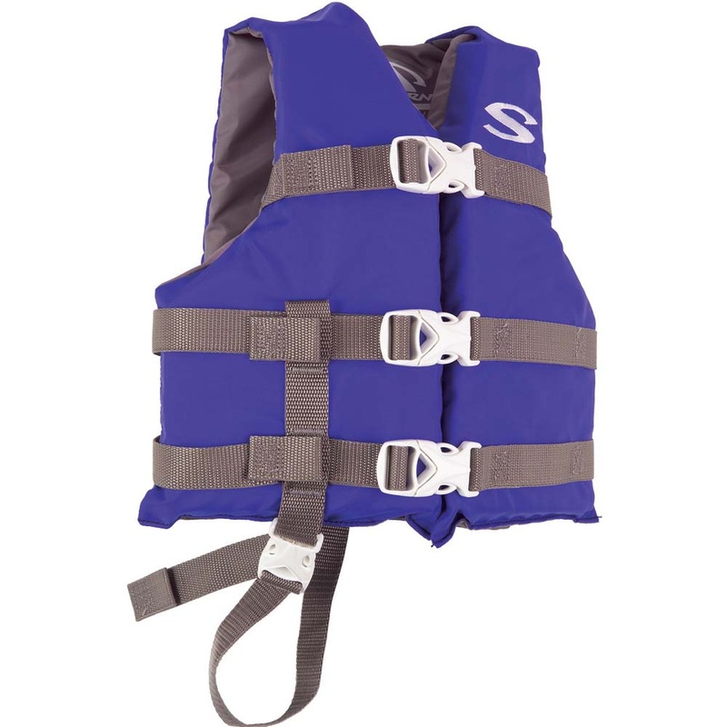 StearnsClassic Series Child Life Jacket – 30-50lbs – Blue/Grey – 2159358