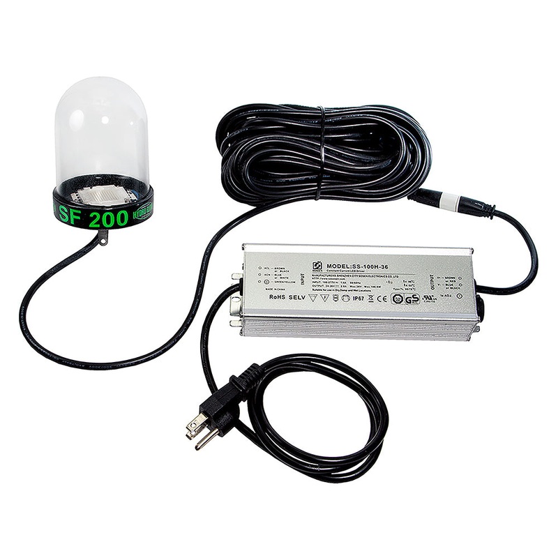 Hydro Glow LED Underwater Dock Light – 200W – 50′ Cord – Blue