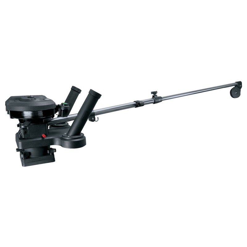 Scotty 1116 Propack 60 Telescoping Electric Downrigger w/ Dual Rod Holders and Swivel Base – 1116