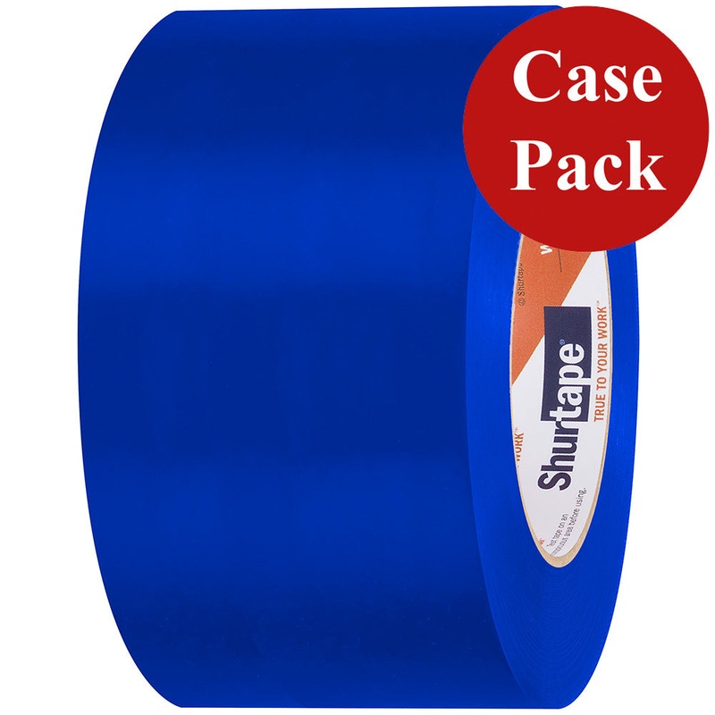 Shurtape UV-Resistant Marine Heat Shrink Tape – 72MM x 55M Roll – Straight Edge Blue *Case of 16 Rolls*