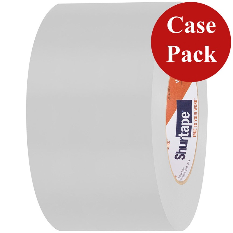 Shurtape UV-Resistant Marine Heat Shrink Tape – 72MM x 55M Roll – Straight Edge White *Case of 16 Rolls*