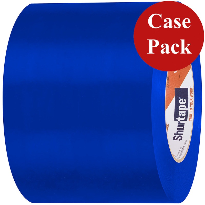 Shurtape UV-Resistant Marine Heat Shrink Tape – 96MM x 55M Roll – Straight Edge Blue *Case of 12 Rolls*
