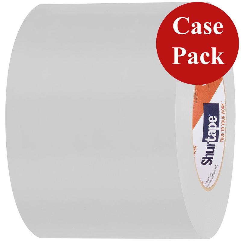 Shurtape UV-Resistant Marine Heat Shrink Tape – 96MM x 55M Roll – Straight Edge White *Case of 12 Rolls*