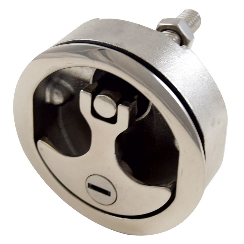 Whitecap Compression Handle – 316 Stainless Steel – Locking – 3 Outer Diameter – S-236C