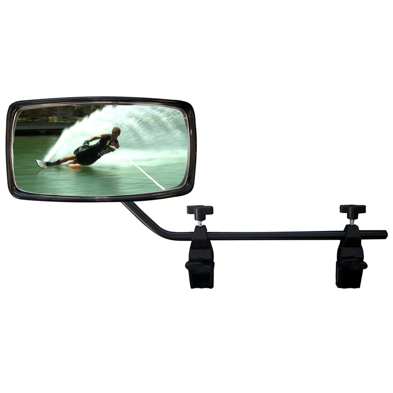 Attwood Clamp-On Ski Mirror – Universal Mount – 13066-7