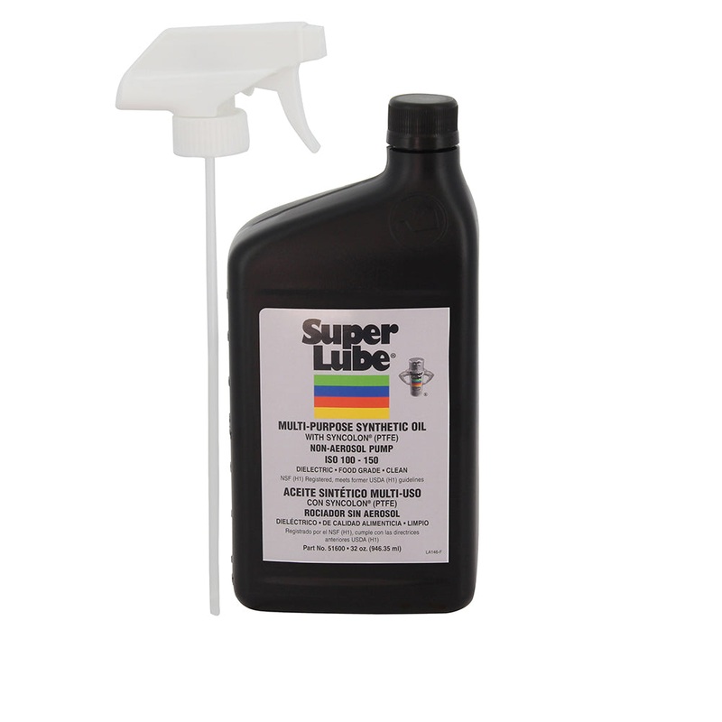 Super Lube Food Grade Synthetic Oil – 1qt Trigger Sprayer – 51600