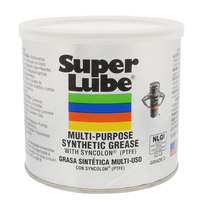 Super Lube Multi-Purpose Synthetic Grease with Syncolon (PTFE) – 14.1oz Canister – 41160