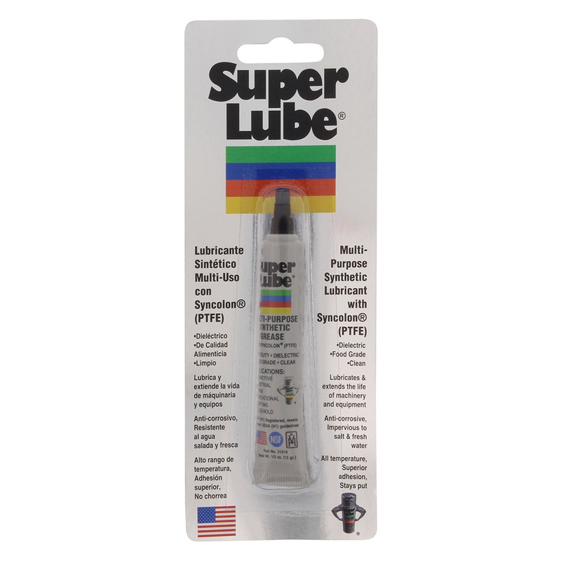 Super Lube Multi-Purpose Synthetic Grease with Syncolon (PTFE) – .5oz Tube – 21010