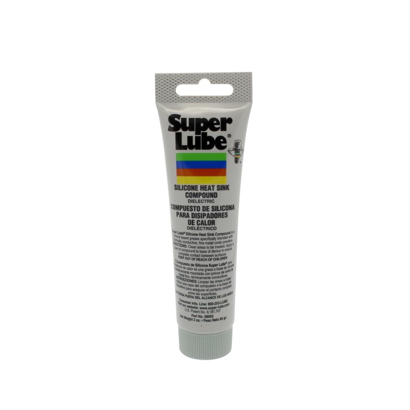 Super Lube Silicone Heat Sink Compound – 3oz Tube – 98003