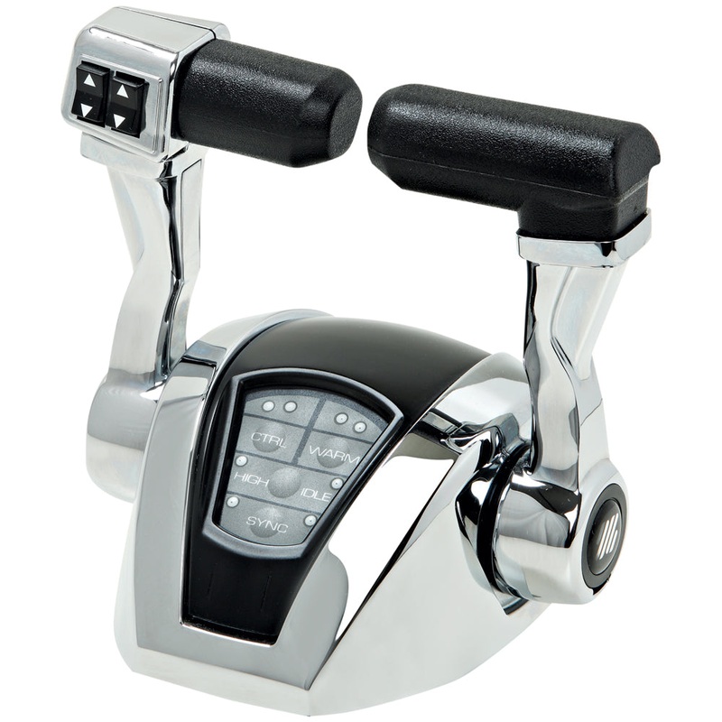 UFlex Power A Mark II Twin Engines Control Head w/Trim – 42012V