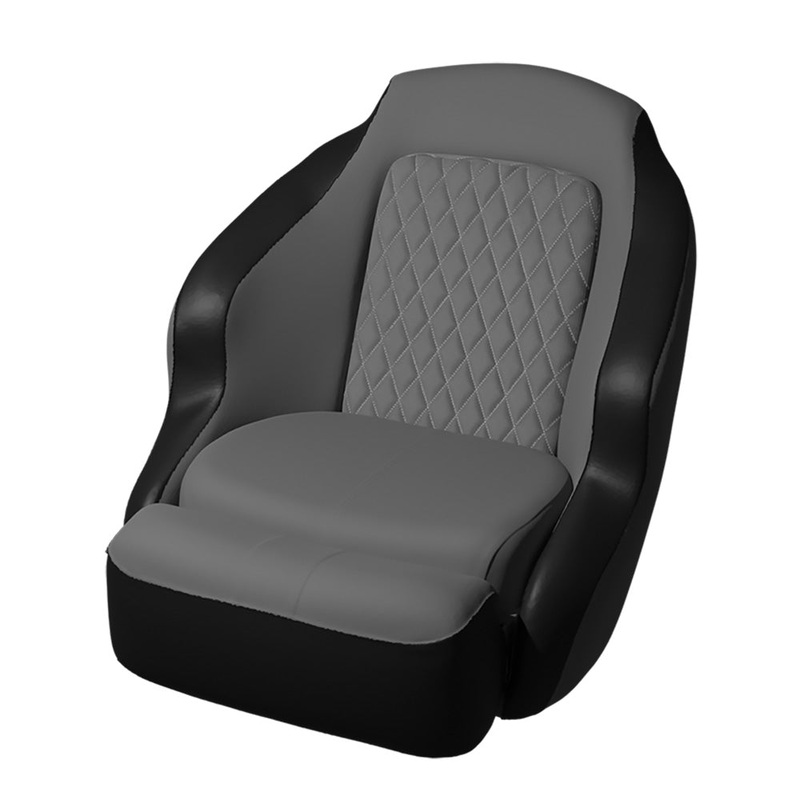 TACO Anclote Diamond Bucket Seat – Grey/Black – BA1-25GRY-BLK