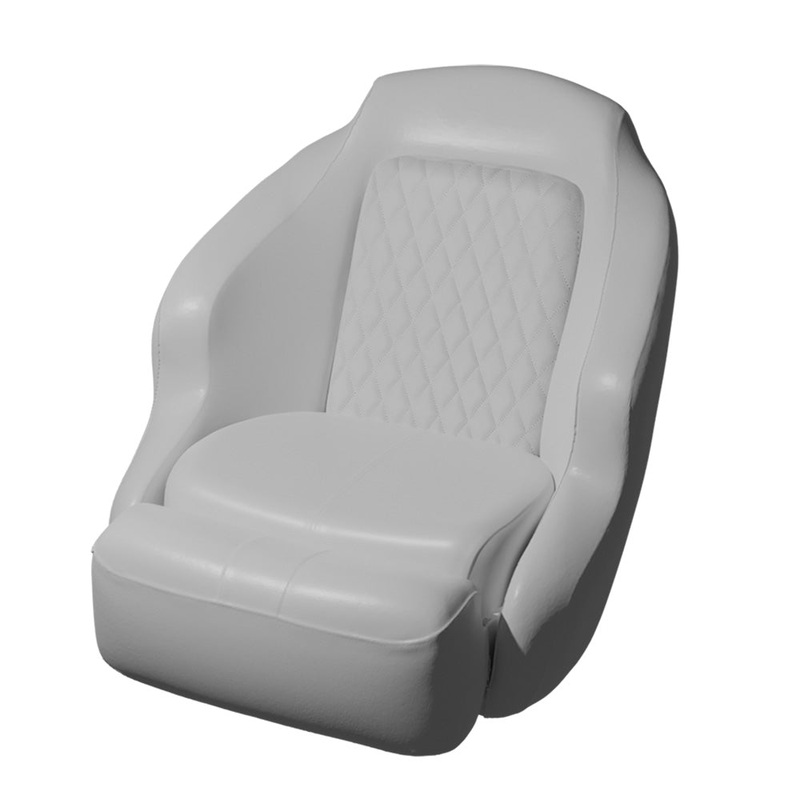 TACO Anclote Diamond Bucket Seat – White – BA1-25WHT