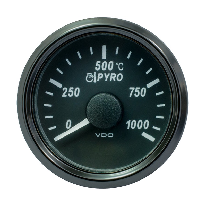 VDO SingleViu 52mm (2-1/16) Exhaust Gas Temp. Gauge – 1000 DegreeC – A2C3833050030