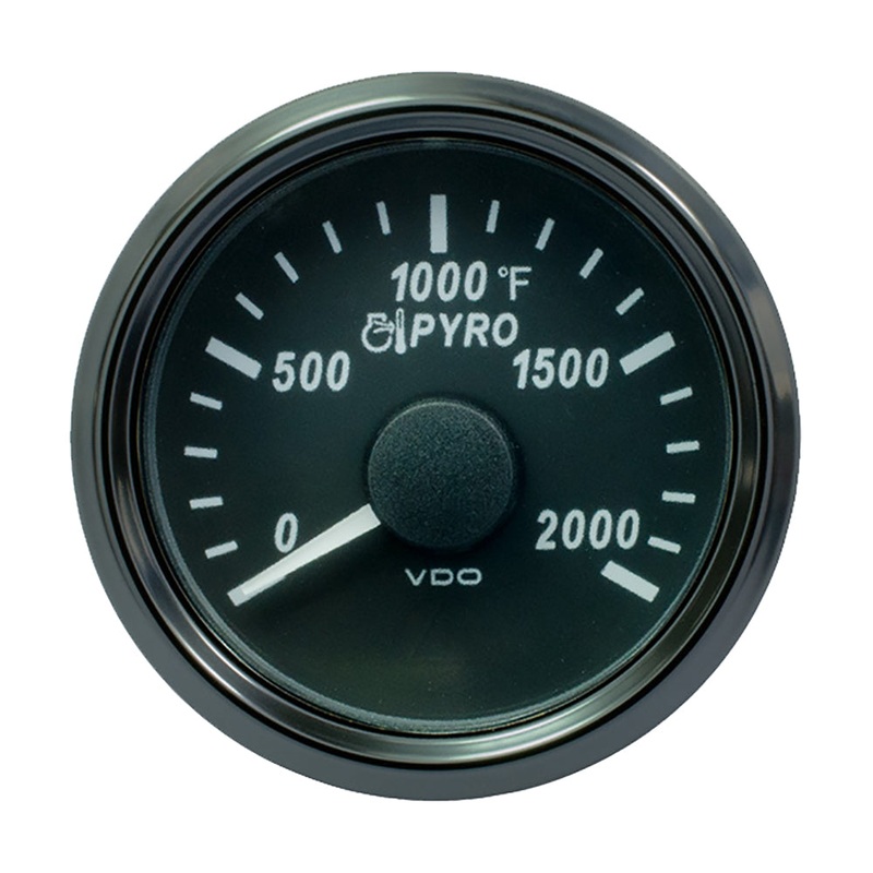 VDO SingleViu 52mm (2-1/16) Exhaust Gas Temp. Gauge – 2000 DegreeF – A2C3833040030