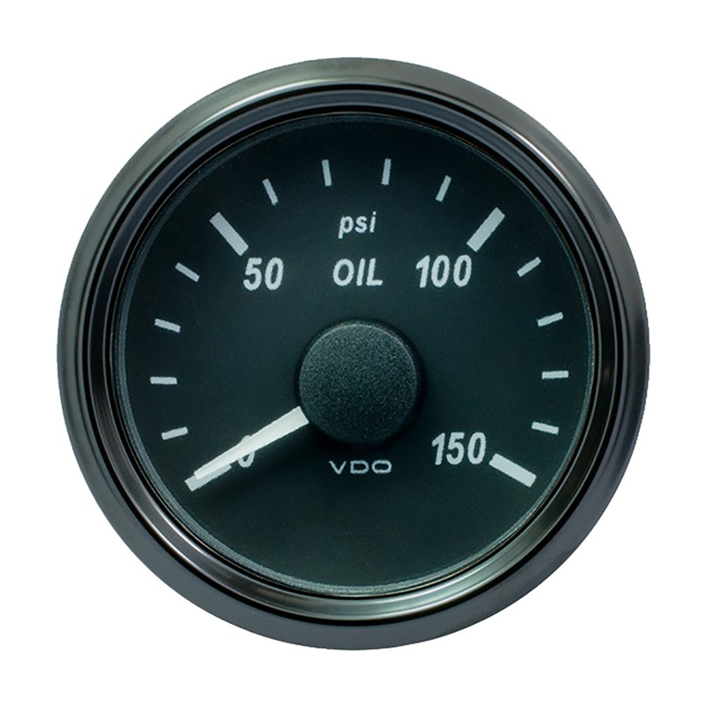 VDO SingleViu 52mm (2-1/16) Oil Pressure Gauge – 150 PSI – A2C3833240030