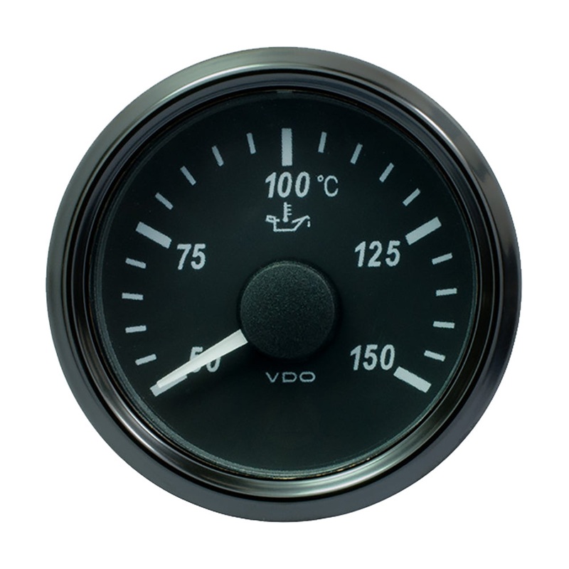 VDO SingleViu 52mm (2-1/16) Oil Temp. Gauge – 150 Degree C – 322-18 Ohm – A2C3833380030