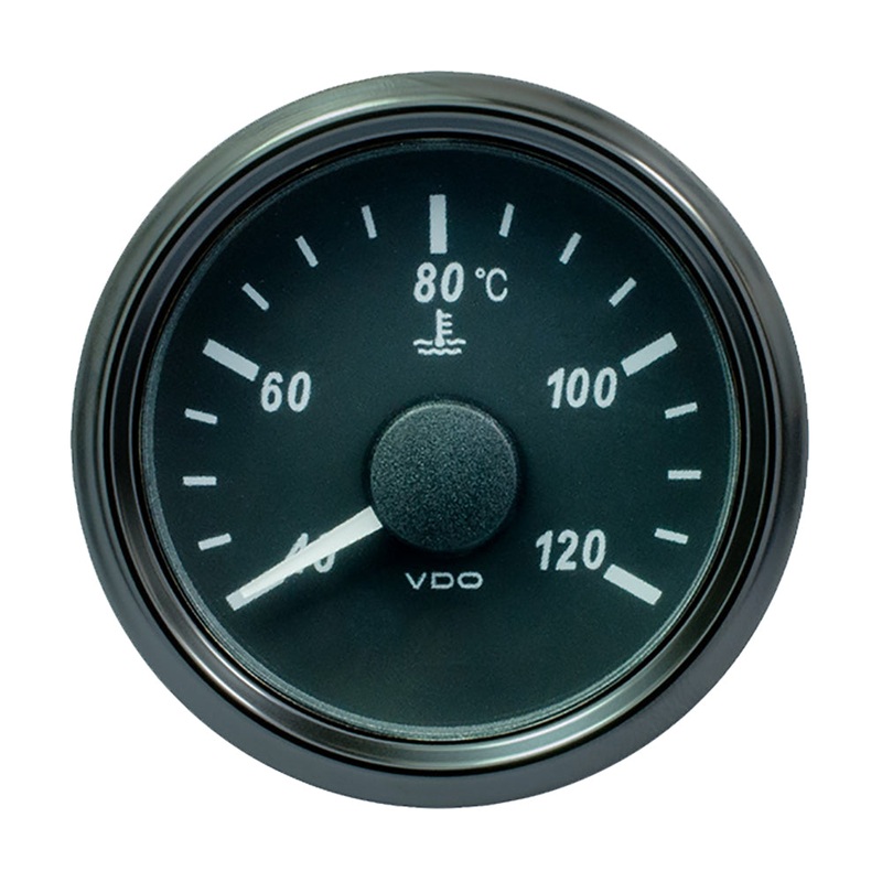 VDO SingleViu 52mm (2-1/16) Water Temp. Gauge – 120 Degree C – 291-22 Ohm – A2C3833320030