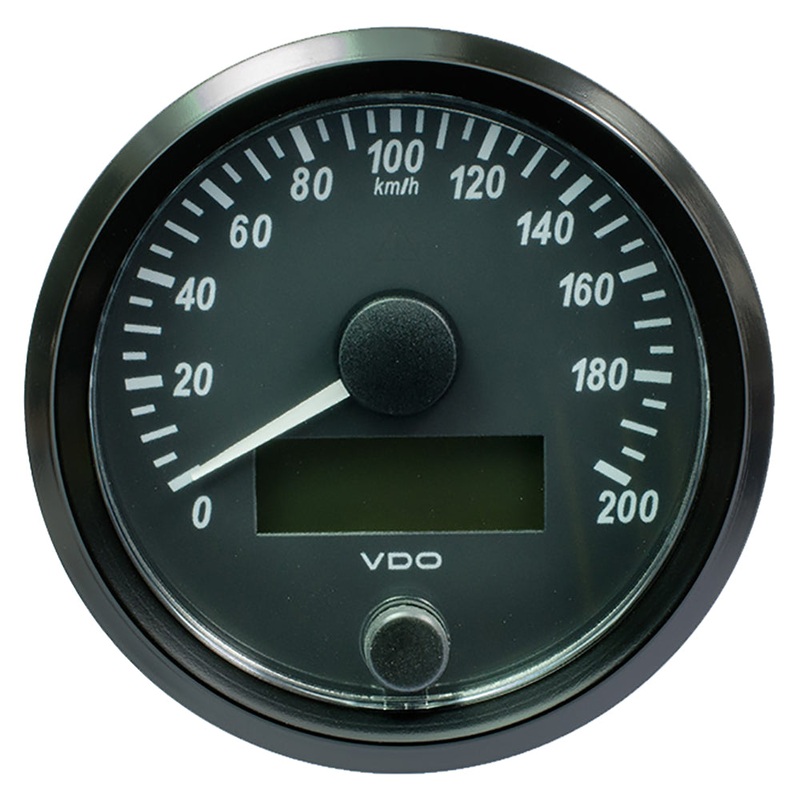 VDO SingleViu 80mm (3-1/8) Speedometer – 200 KM/H – A2C3832940030
