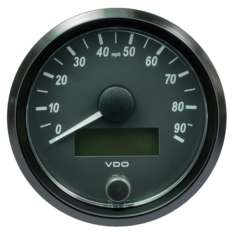 VDO SingleViu 80mm (3-1/8) Speedometer – 90MPH – A2C3832900030