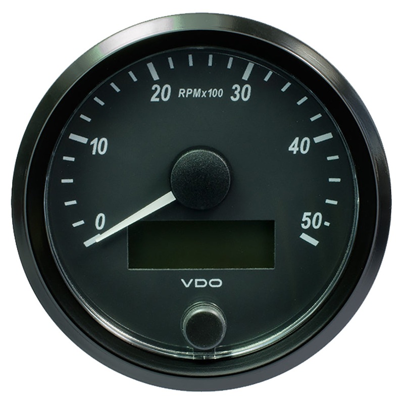 VDO SingleViu 80mm (3-1/8) Tachometer – 5000 RPM – A2C3833000030