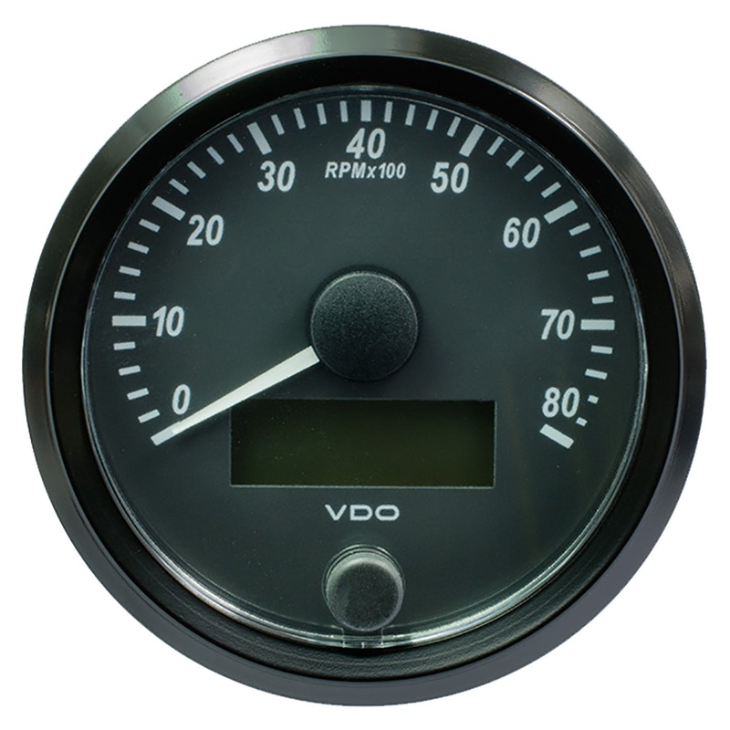 VDO SingleViu 80mm (3-1/8) Tachometer – 8000 RPM – A2C3833020030