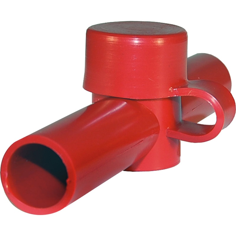 Blue Sea 4003 Cable Cap Dual Entry – Red – 4003