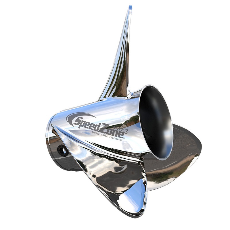 Turning Point SpeedZone Max3 – Right Hand – Stainless Steel Propeller – 3-Blade – 14.8 x 24 Pitch – 31542410