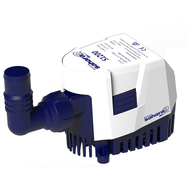 Attwood Sahara MK2 S1200 Bilge Pump 1200 GPH – 12V – Automatic – 5512-7
