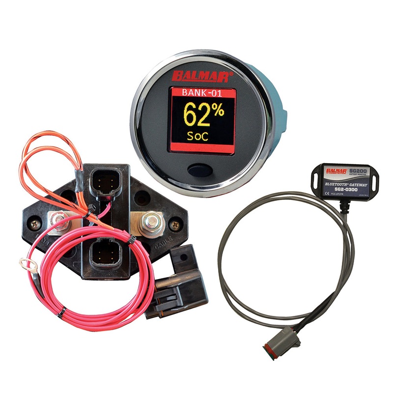 Balmar SG210 Battery Monitor Kit with Display Shunt Gateway – SG210