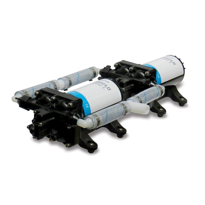 Shurflo by Pentair High Flow Dual Pump System – 24 VDC, 10.0 GPM – 4558-163-E75