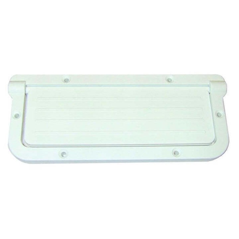 T-H Marine Large Rectangular Scupper – White – LRS-2-DP
